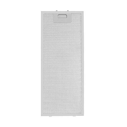 Klarstein Vinea - Filtro para grasa extraíble, Filtro de recambio, Filtro de aluminio, Accesorio, Juego de dos filtros, Cierre fácil de usar, 20 x 48,5 cm, Campana extractora Vinea, Blanco