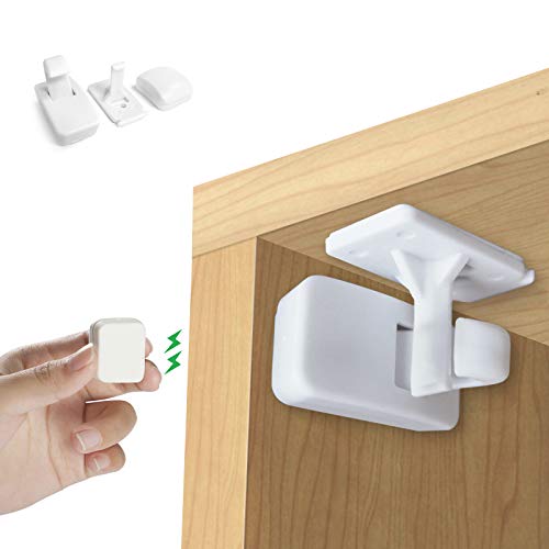 KNMY Magnéticas Cierre Seguridad Cajones Bebe, 10 Cerraduras + 2 Llaves Cierres De Seguridad Para Cajones Armarios, Bloqueo, sin Perforaciones para Cocina Frigorífico Puertas Cajones Armario KNMY Magnéticas Cierre Seguridad Cajones Bebe, 10 Cerraduras + 2 Llaves Cierres De Seguridad Para Cajones Armarios, Bloqueo, sin Perforaciones para Cocina Frigorífico Puertas Cajones Armario