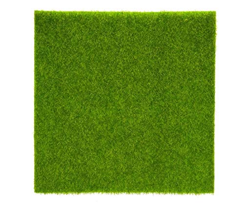 KSTE Hierba Artificial, Artificial Grass, césped Artificial Plantas césped de Hierba for Miniatura Dollhouse paisajismo Decoración (30 x 30 cm)