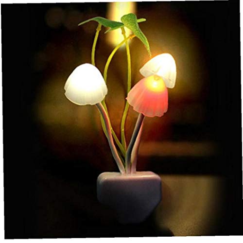 La luz de la Novedad Noche de la Seta de EE.UU. Plug luz del Sensor de AC110V-220V 3 lámpara de Hongos de Colores de Las Luces de la Noche del bebé de La luz de la Novedad Noche de la Seta de EE.UU. Plug luz del Sensor de AC110V-220V 3 lámpara de Hongos de Colores de Las Luces de la Noche del bebé de