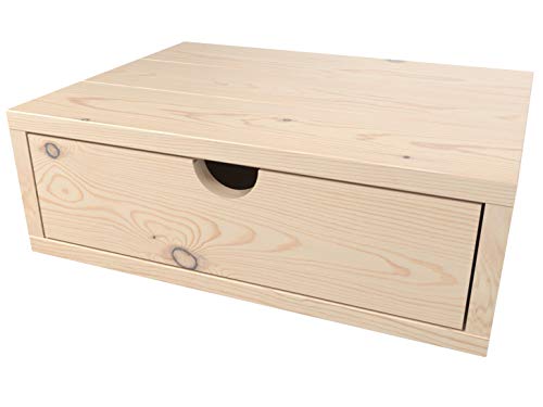 LA WEB DEL COLCHON - Mesita Vintage Damasco 55 (cms.) x 34,5 x 15 (cms.) Crudo sin Pintar |Mesilla de Noche | Mesilla de Madera | Estilo nórdico | Mueble Madera LA WEB DEL COLCHON - Mesita Vintage Damasco 55 (cms.) x 34,5 x 15 (cms.) Crudo sin Pintar |Mesilla de Noche | Mesilla de Madera | Estilo nórdico | Mueble Madera