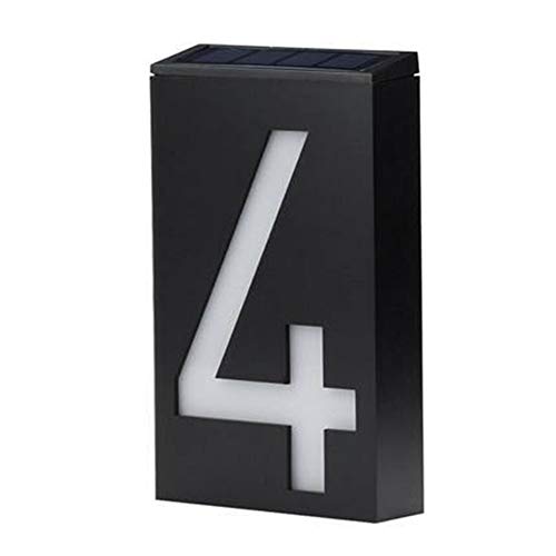 Lámpara Solar Flotante 3D de 7 Pulgadas Con Número Placa Casa Motor Dirección Calle, Pared Para Batería, Impermeable, Automáticamente Lámpara Solar Flotante 3D de 7 Pulgadas Con Número Placa Casa Motor Dirección Calle, Pared Para Batería, Impermeable, Automáticamente