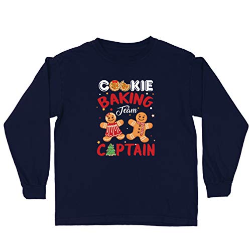 lepni.me Camiseta para Niño/Niña Equipo de horneado de Galletas de Navidad Capitán de Vacaciones de la Familia (9-11 Years Azul Multicolor) lepni.me Camiseta para Niño/Niña Equipo de horneado de Galletas de Navidad Capitán de Vacaciones de la Familia (9-11 Years Azul Multicolor)