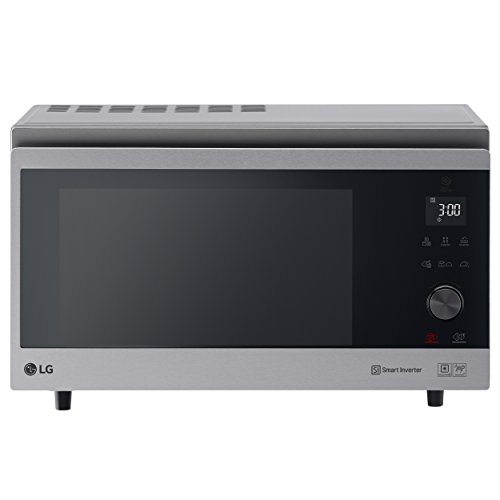 LG MJ3965ACS.BSSQEUS Horno microondas 4 en 1, Negro y Acero