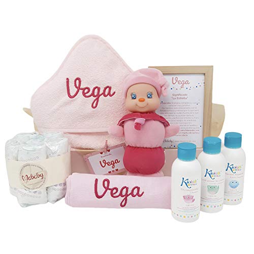 MabyBox My Gusy | Canastilla bebé | Cesta de Regalo Recién Nacido Personalizada | Set regalo Recién Nacido…(Rosa) MabyBox My Gusy | Canastilla bebé | Cesta de Regalo Recién Nacido Personalizada | Set regalo Recién Nacido…(Rosa)