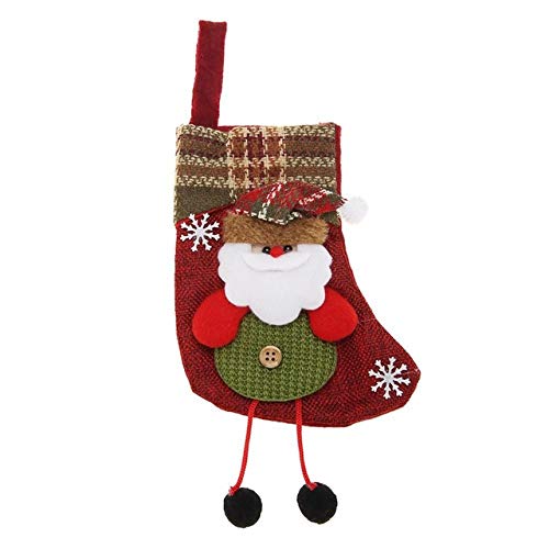 MARKOO Bags Creative Christmas Year Candy Bags Hanging Santa Snowman Elk Candy Bags Christmas Decor,D2,China