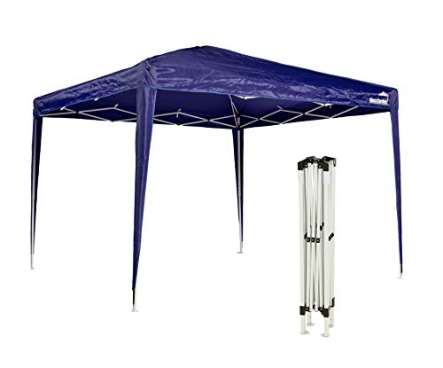 Maxx - Carpa impermeable de 3 x 3 m, incluye bolsa, protección UV 50+, carpa plegable, tienda de jardín, carpa para fiestas, color azul