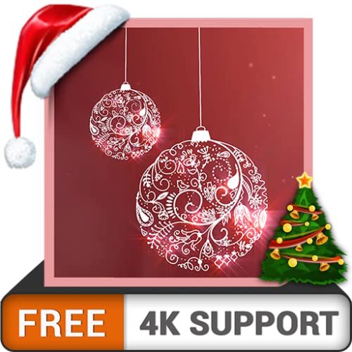 Merry Christmas HD gratis: decora tu habitación con hermosas campanas navideñas con efecto de nieve en invierno en tu televisor HDR 8K 4K y dispositivos de fuego como fondo de pantalla y tema p