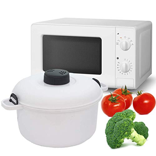 MovilCom® - Olla Vapor microondas | Cocina al Vapor | fácil, rápido y Saludable MovilCom® - Olla Vapor microondas | Cocina al Vapor | fácil, rápido y Saludable