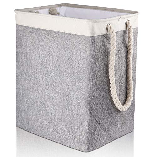 mreechan Cestos de Guardar Ropa,Ronda Plegable Cestas de Almacenamiento, Plegable Ropa Sucia Estar Cestas de Almacenamiento,Impermeable con Cordón Interior al Cesta (grey) mreechan Cestos de Guardar Ropa,Ronda Plegable Cestas de Almacenamiento, Plegable Ropa Sucia Estar Cestas de Almacenamiento,Impermeable con Cordón Interior al Cesta (grey)