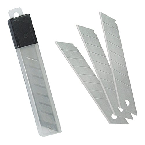 MTL 79276 - Pack de 100 cuchillas para cutter, 18 mm, incluye 10 estuches