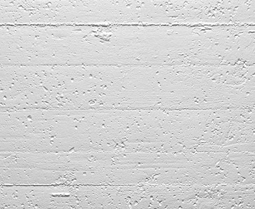 Muroform - Panel de imitación de cemento con cara a la vista, de poliestireno blanco, medidas 150 x 50 cm, grosor 2 cm