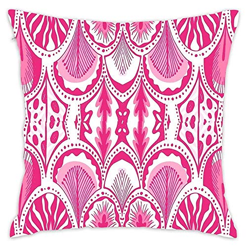 N / A Funda de cojín de algodón Rosa fantasía en Forma de corazón Funda de cojín para sofá para el hogar Dormitorio Sala de Estar Sofá Decoración N / A Funda de cojín de algodón Rosa fantasía en Forma de corazón Funda de cojín para sofá para el hogar Dormitorio Sala de Estar Sofá Decoración