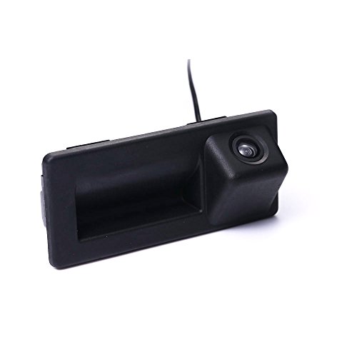 Navinio - Cámara de visión nocturna impermeable para el maletero del coche con mango para VW Touran L/Tiguan L/Teramont/C-Trek Touran/Audi A4L 2016 2017/Skoda Superb 3V Sedán y Combi Navinio - Cámara de visión nocturna impermeable para el maletero del coche con mango para VW Touran L/Tiguan L/Teramont/C-Trek Touran/Audi A4L 2016 2017/Skoda Superb 3V Sedán y Combi