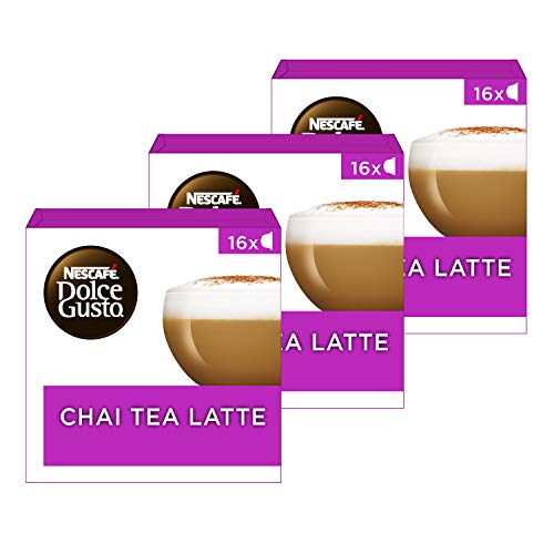 Nescafé Dolce Gusto Chai Tea Latte, 3 Pack (48 Cápsulas)