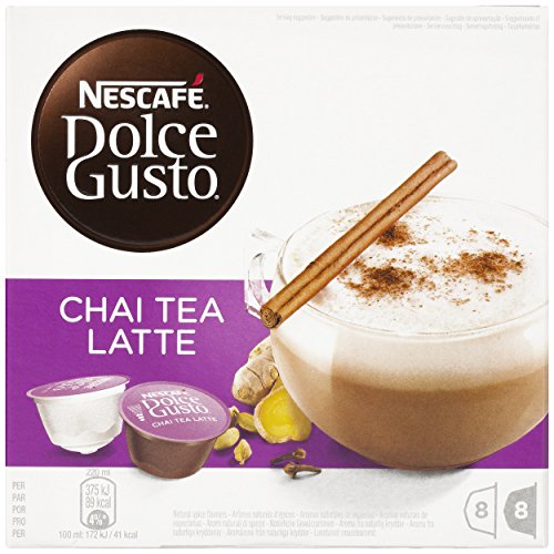 Nescafé Dolce Gusto - Chai Tea Latte - Cápsulas de té - 16 cápsulas - [Pack de 3]
