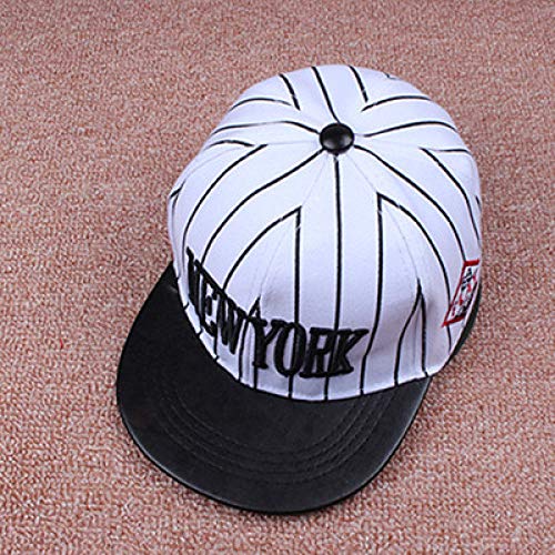 Niños y niñas en posición plana a lo largo de la gorra de béisbol bordado entre padres e hijos hip hop sombrero protector solar al aire libre sombrero para sol creativo NUEVO blanco 2-7 años (48-53cm) Niños y niñas en posición plana a lo largo de la gorra de béisbol bordado entre padres e hijos hip hop sombrero protector solar al aire libre sombrero para sol creativo NUEVO blanco 2-7 años (48-53cm)
