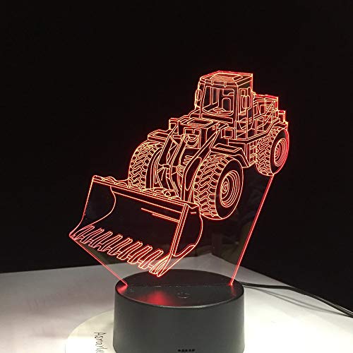 Nueva lámpara de Excavadora luz Nocturna Color cambiante atmósfera luz táctil luz estéreo Visual Hermoso Regalo Nueva lámpara de Excavadora luz Nocturna Color cambiante atmósfera luz táctil luz estéreo Visual Hermoso Regalo