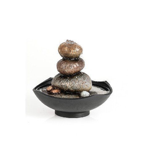 Pajoma 53516 - Fuente de Interior con diseño de jardín japonés (Resina, Altura de 19 cm) Pajoma 53516 - Fuente de Interior con diseño de jardín japonés (Resina, Altura de 19 cm)