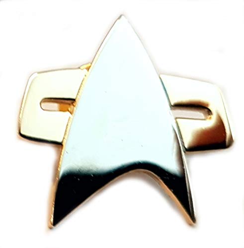 Pin de Metal Chapado en Oro de Star Trek Voyager Communicator (25 mm)
