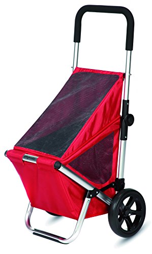 Playmarket Go Fun Carro de la compra, 50 litros, Poliéster, Rojo Playmarket Go Fun Carro de la compra, 50 litros, Poliéster, Rojo