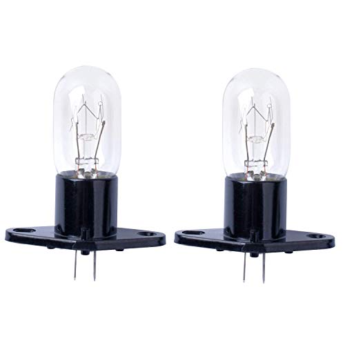 Poweka Bombilla de Microondas 20W 240V T170 para Horno de Microondas Bosch, LG, Panasonic, Siemens, Neff (2 Piezas) Poweka Bombilla de Microondas 20W 240V T170 para Horno de Microondas Bosch, LG, Panasonic, Siemens, Neff (2 Piezas)