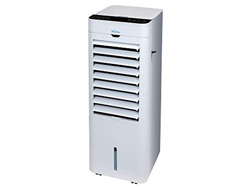 PURLINE Climatizador Evaporativo Digital con Calefactor y Mando a Distancia, oscilación, Ionizador y Temporizador RAFY 96