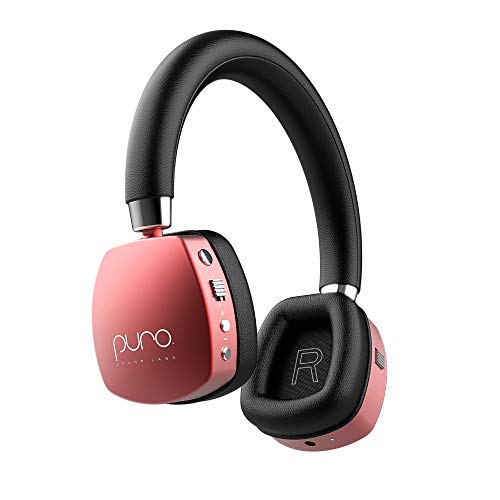 Puro Sound Labs PuroQuiet - Auriculares Bluetooth con cancelación Activa de Ruido - Ligeros para niños - Límite de Volumen hasta 85 dB - Sonido más Seguro - Audio Estudio - Funda de Transporte
