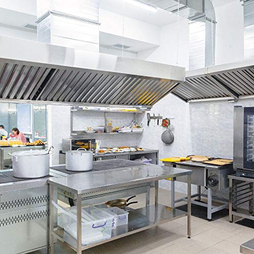 Quickware Filtro para Campana de Cocina Industrial | de Lama Ferrítico | Medidas (490x490x48mm) | Flitro de Lamas en Acero Inoxidable AISI430 | para Hostelería | Colocación Simple y Sencilla Quickware Filtro para Campana de Cocina Industrial | de Lama Ferrítico | Medidas (490x490x48mm) | Flitro de Lamas en Acero Inoxidable AISI430 | para Hostelería | Colocación Simple y Sencilla