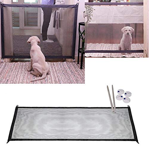 Red mágica para Perro, Puerta de Escalera, Puerta de Coche, Barrera de Seguridad portátil Plegable (72x180cm) Red mágica para Perro, Puerta de Escalera, Puerta de Coche, Barrera de Seguridad portátil Plegable (72x180cm)