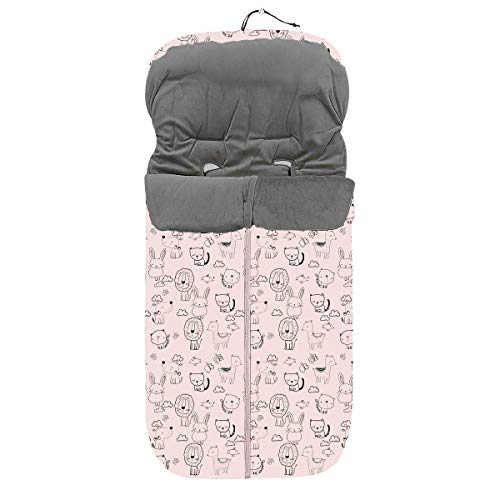 Saco Carro Universal Animales Rosa Saco Carro Universal Animales Rosa