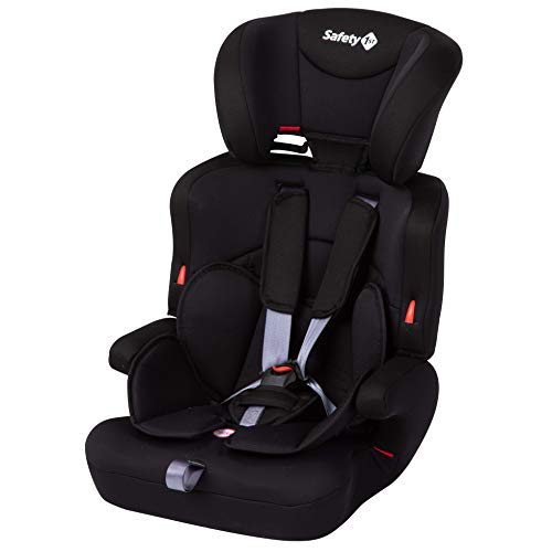 Safety 1st Ever Safe Plus Silla Coche grupo 1 2 3, crece con el niño 9 meses - 12 años (9-36 kg), con cojín reductor extraíble, color Negro Safety 1st Ever Safe Plus Silla Coche grupo 1 2 3, crece con el niño 9 meses - 12 años (9-36 kg), con cojín reductor extraíble, color Negro