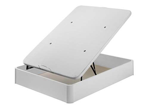 Santino Canapé Abatible Wooden Gran Capacidad Blanco 140x200 cm con Montaje a Domicilio Gratis Santino Canapé Abatible Wooden Gran Capacidad Blanco 140x200 cm con Montaje a Domicilio Gratis