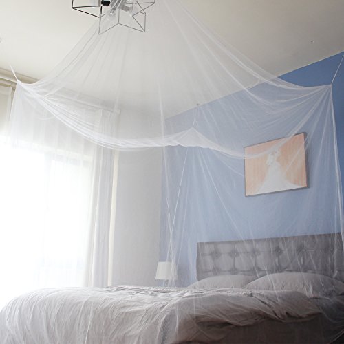 Sekey 220x200x200 cm Mosquitera para cama doble con Kit de colocación, Cortina, Protección repelente contra Insectos, malla antinsectos con rápida y fácil instalación, Blanco Sekey 220x200x200 cm Mosquitera para cama doble con Kit de colocación, Cortina, Protección repelente contra Insectos, malla antinsectos con rápida y fácil instalación, Blanco