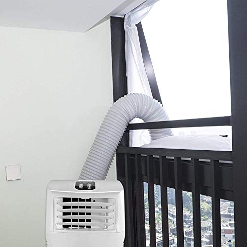 Sellador de ventanas para climatizadores móviles, Hot Air Stop para colocar en ventanas, 400 cm, junta universal para aire acondicionado portátil y secadora