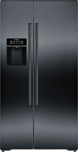 Siemens KA92DHXFP iQ700 - Nevera con puerta lateral y congelador (A++, 348 kWh/año, 540 L, conexión inalámbrica con Home Connect, HyperFresh Plus, noFrost, BigBox, supercongelación