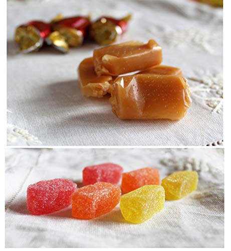 SMARTY BOX Caramelos Toffee 1KG y Gominolas Naturales 1 KG, Caramelos Masticables Blandos, Caramelos de Goma Sin Gluten, Fabricados en España. SMARTY BOX Caramelos Toffee 1KG y Gominolas Naturales 1 KG, Caramelos Masticables Blandos, Caramelos de Goma Sin Gluten, Fabricados en España.