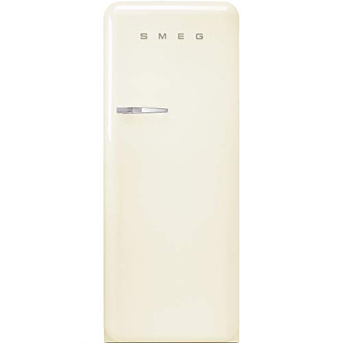 Smeg FAB28RCR3 - Nevera combi (Independiente, Crema de color, Derecho, 110°, Giratorio, Vidrio)