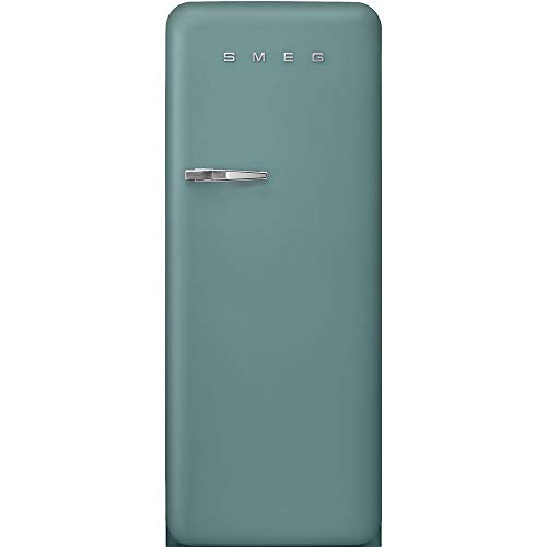 Smeg FAB28RDEG3 - Nevera combi (Independiente, Verde, Derecho, 110°, Giratorio, R600a)