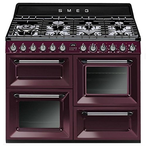 Smeg TR4110RW1 Independiente Encimera de gas A Púrpura - Cocina (Cocina independiente, Púrpura, Giratorio, Encimera de gas, Pequeño, Medio)