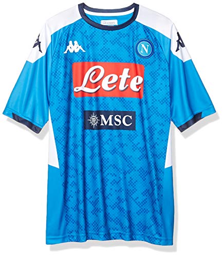 SSC Napoli Réplica de camiseta de primera equipación temporada 2019/2020, Azul, XXXL