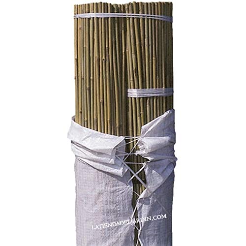 Suinga. 200 x TUTORES DE BAMBU 150 cm, diámetro 10-12 mm. Uso agrícola para sujetar árboles, plantas y hortalizas. Pack ahorro de 200 Cañas de bambú