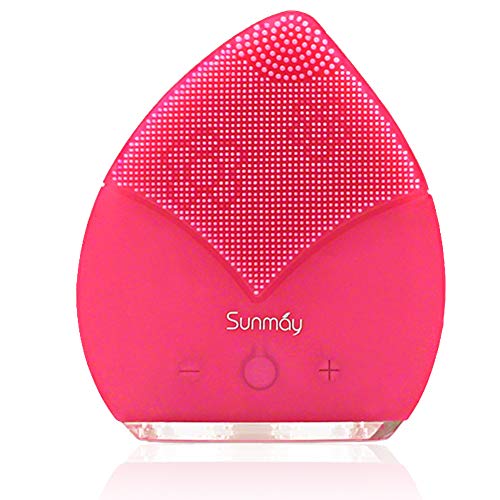【Sunmay Leaf】SUNMAY Sonico Limpiador Facial y Masajeador, Silicona Orgánica Recargable Waterproof Masaje Facial, Anti-Aging Limpiador de piel y Deep Exfoliator para Facial Polaco y Scrub 【Sunmay Leaf】SUNMAY Sonico Limpiador Facial y Masajeador, Silicona Orgánica Recargable Waterproof Masaje Facial, Anti-Aging Limpiador de piel y Deep Exfoliator para Facial Polaco y Scrub