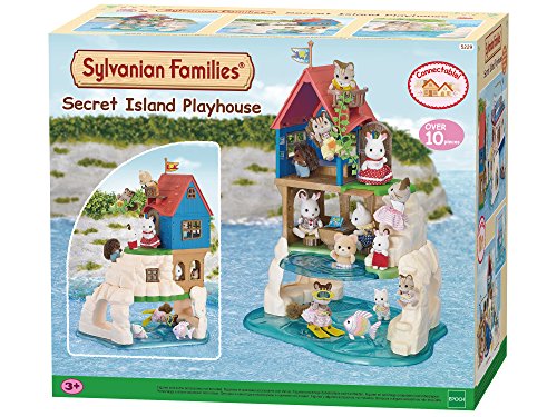 SYLVANIAN FAMILIES- Secret Island Playhouse Casa de Mini muñecas y Accesorios, Multicolor (Epoch para Imaginar 5229)