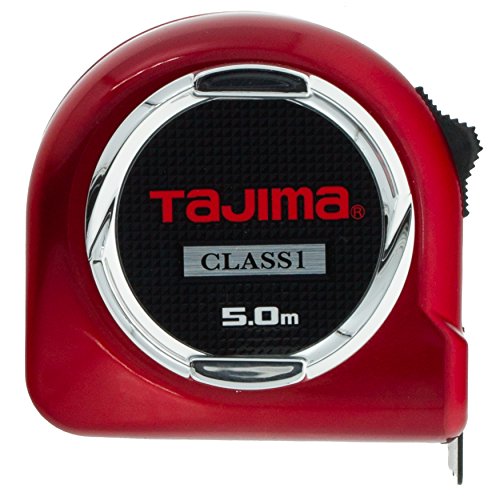 Tajima H1550MW Hi-Lock-Cinta m&eacutetrica, Rojo, 4781540, 5 m x 25 mm