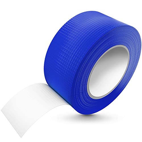 Tapeffix - Cinta adhesiva (50 m x 48 mm), color azul, resistente al agua, adherencia extrema, cinta blindada corregible, se puede cortar a mano, cinta textil, cinta Gaffa, cinta Duct Tape Tapeffix - Cinta adhesiva (50 m x 48 mm), color azul, resistente al agua, adherencia extrema, cinta blindada corregible, se puede cortar a mano, cinta textil, cinta Gaffa, cinta Duct Tape