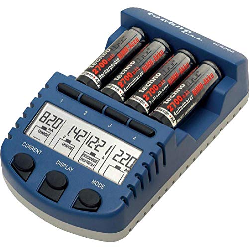 Technoline BC 1000N 12 en 1 - Cargador de batería (sin batería)