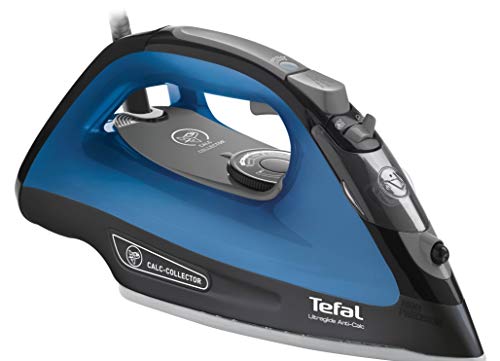 Tefal Comfortglide FV2664E0 - Plancha de vapor, 2500 W, golpe de vapor 150 gr/min, vapor continuo 40 gr/min, suela cerámica, recolector antical