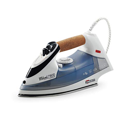 Termozeta Milord 7800 Professional - Plancha (Plancha a vapor, Suela de acero inoxidable, Negro, Azul, Blanco, 0,35 L, 2200 W, 220-240 V) Termozeta Milord 7800 Professional - Plancha (Plancha a vapor, Suela de acero inoxidable, Negro, Azul, Blanco, 0,35 L, 2200 W, 220-240 V)