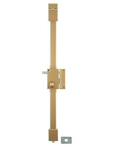 Thirard - Cerradura bronce CR Ø 23, 6 pernos de tiro 75 x 130 mm recta 4 llaves Thirard - Cerradura bronce CR Ø 23, 6 pernos de tiro 75 x 130 mm recta 4 llaves